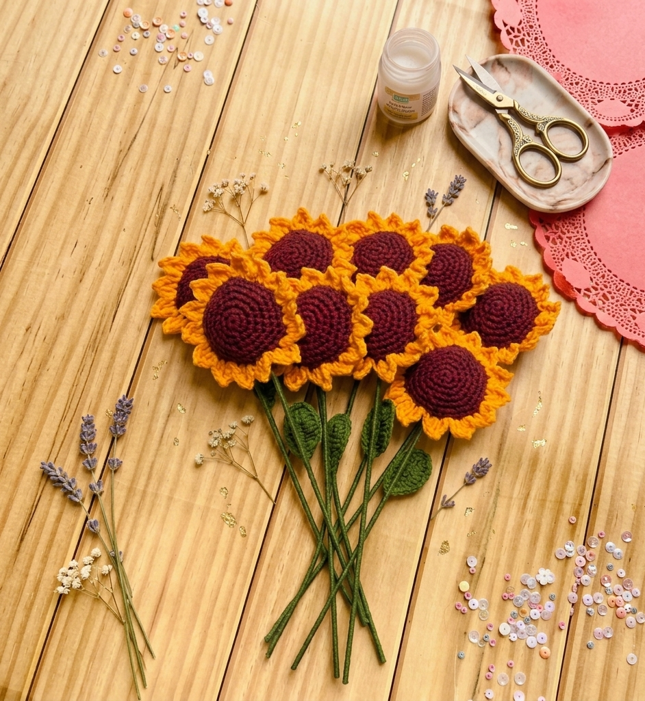 Crochet Sunflower🌻