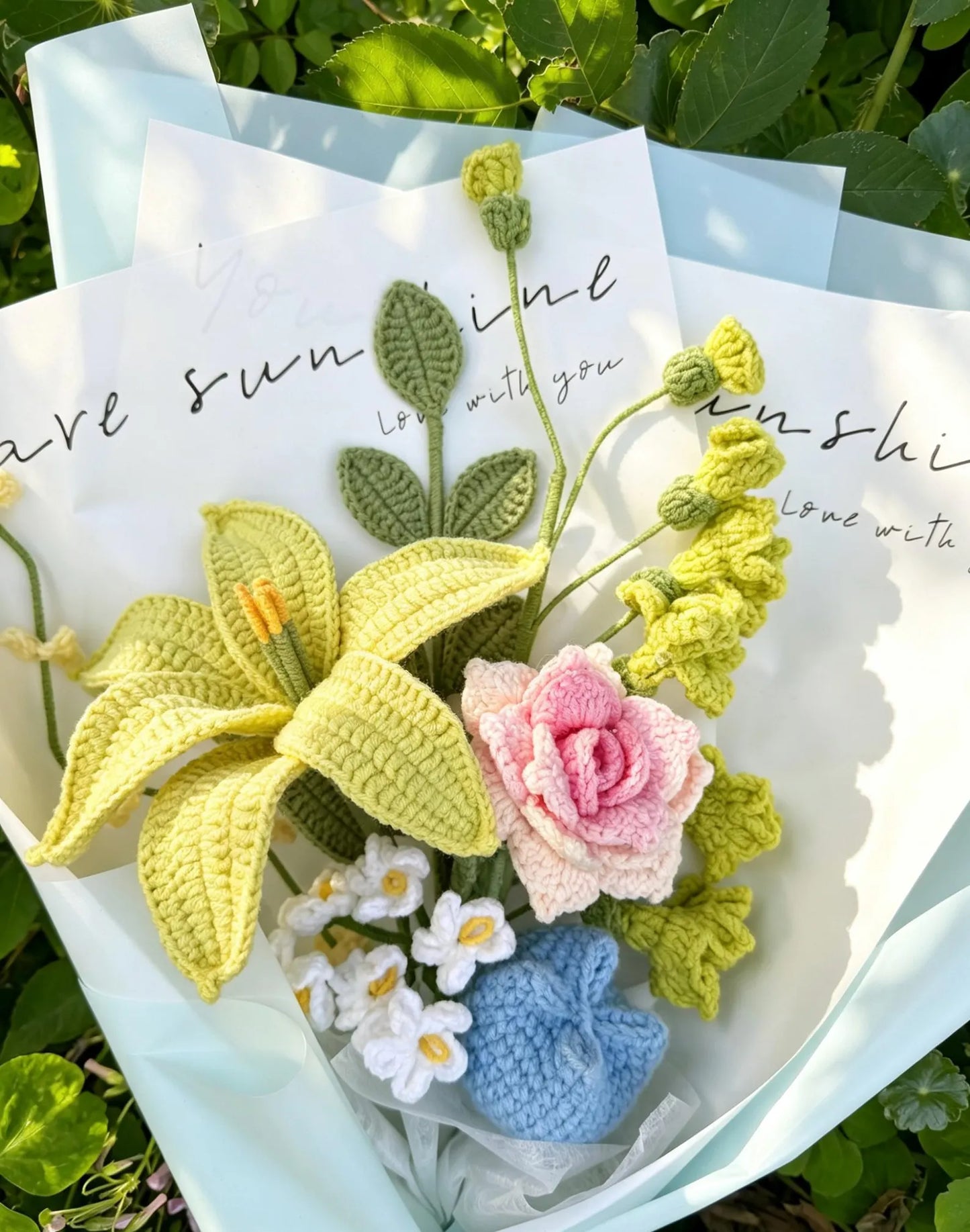 🌿 Crochet Spring Garden Bouquet